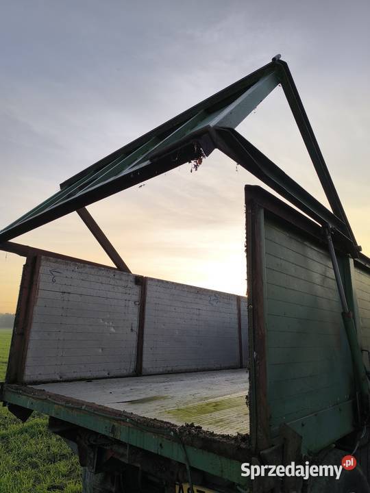 Przyczepa tandem do zboża 18t wywrotka nieuszkodzony Galewice sprzedam