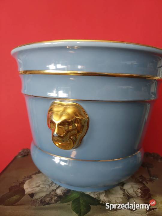 Osłona doniczka Złote lwy Seltmann Weiden Skwierzyna