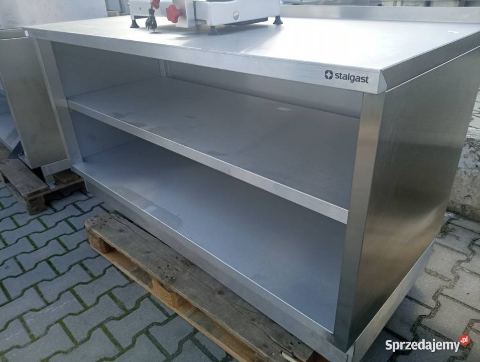 Stół przyścienny zabudowany z 2 półkami dolnośląskie Wrocław