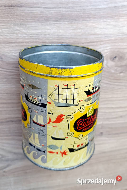 Puszka cukierkach z PRLu Tychy