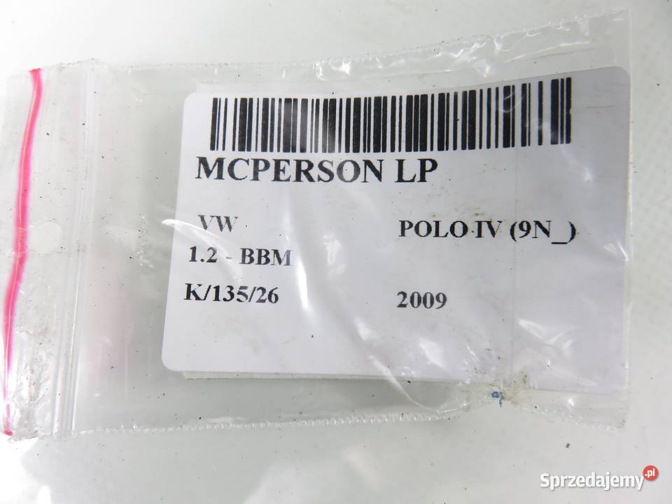 MCPERSON LEWY PRZEDNI VW POLO IV 9N 12