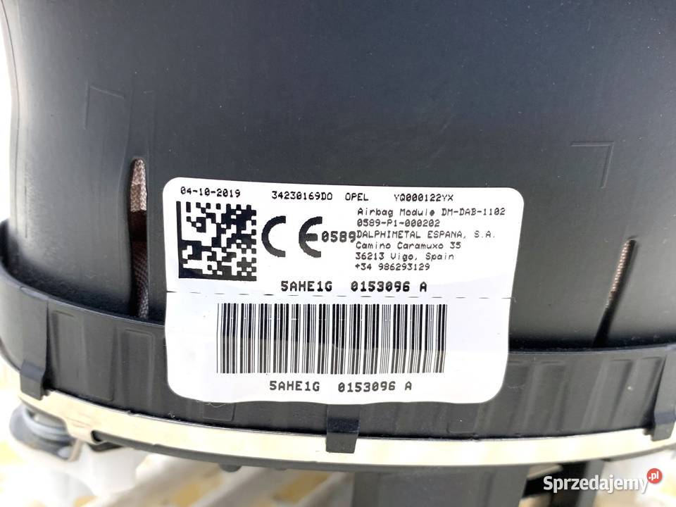 KOKPIT PODUSZKI KOMPLET OPEL GRANDLAND Deski rozdzielcze, konsole