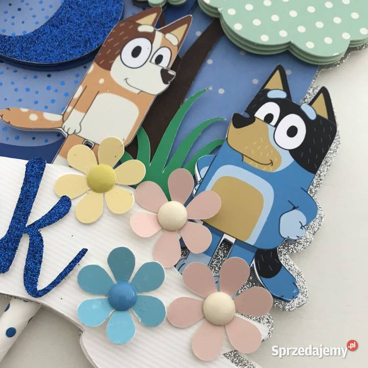 Bluey topper dekoracja na tort Nowy Sącz