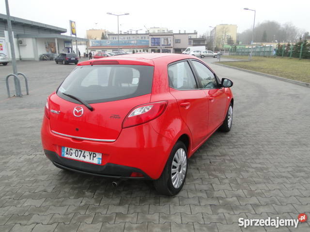 Piękna czerwona Mazda 2 122009 r Człuchów