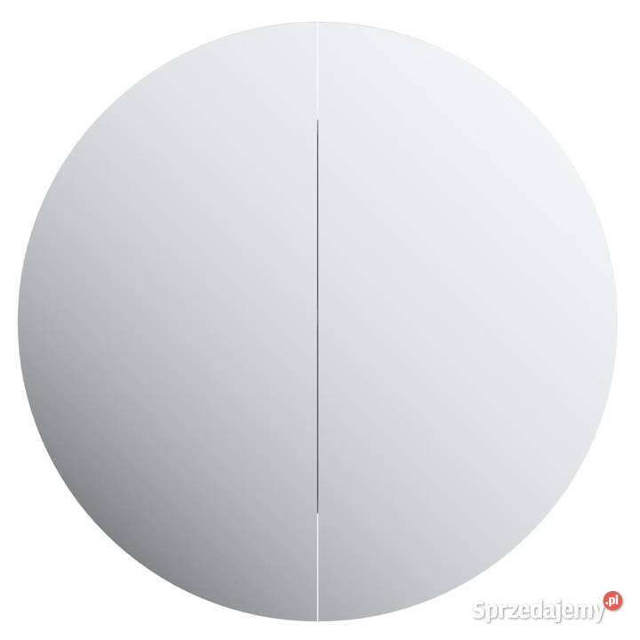 Szafka łazienkowa z lustrem i LED biała