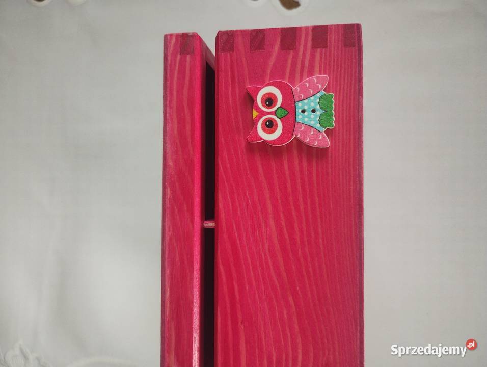 Piękna szkatułka decoupage z sową