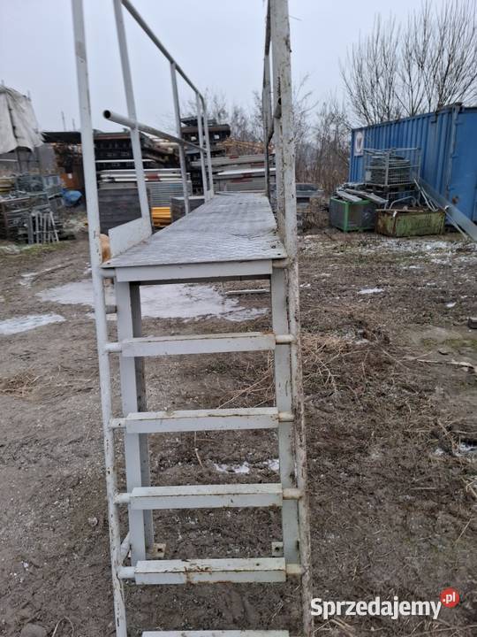 Podest mostek kładka odsnieżanie barierka Nysa