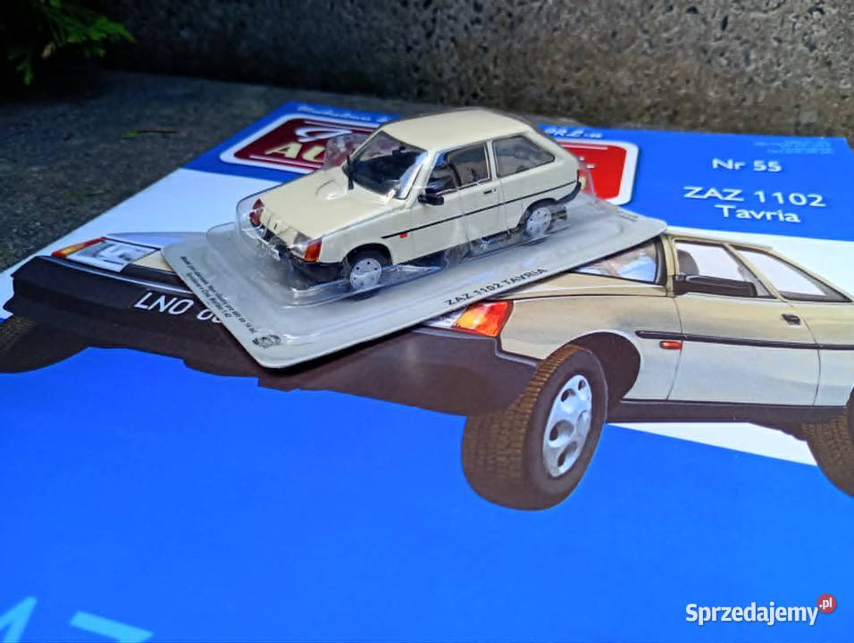 ZAZ 1102 TAVRIA model kolekcja 143 kultowe auta Modelarstwo Antyki, Sztuka, Kolekcje mazowieckie Warszawa