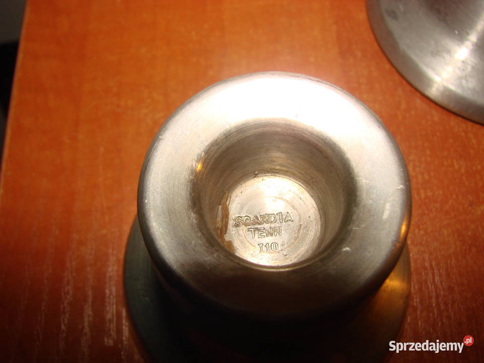 cynowy swiecznik Pruszcz Gdański