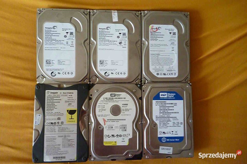 DYSKI HDD KOMPLET 6 SZTUK wewnętrzny Kraków