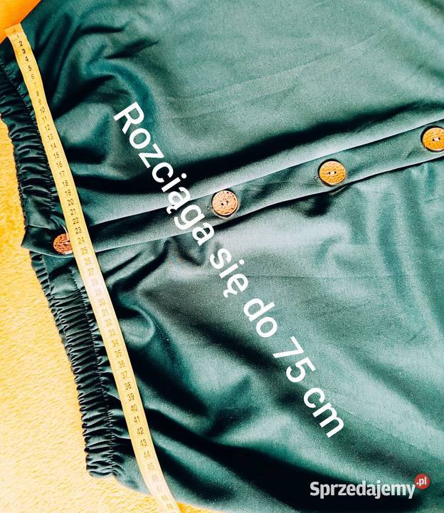 Komplet bluza i spodnie ciemna zieleń masełko Cieszyn sprzedam