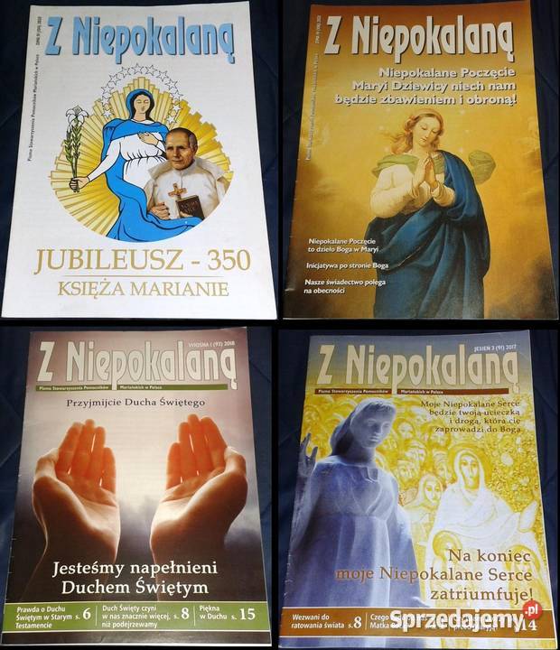 Z Niepokalaną 17 egzemplarzy