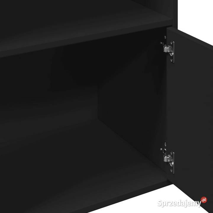 Regał czarny 100x36x189 materiał drewnopochodny mazowieckie Warszawa