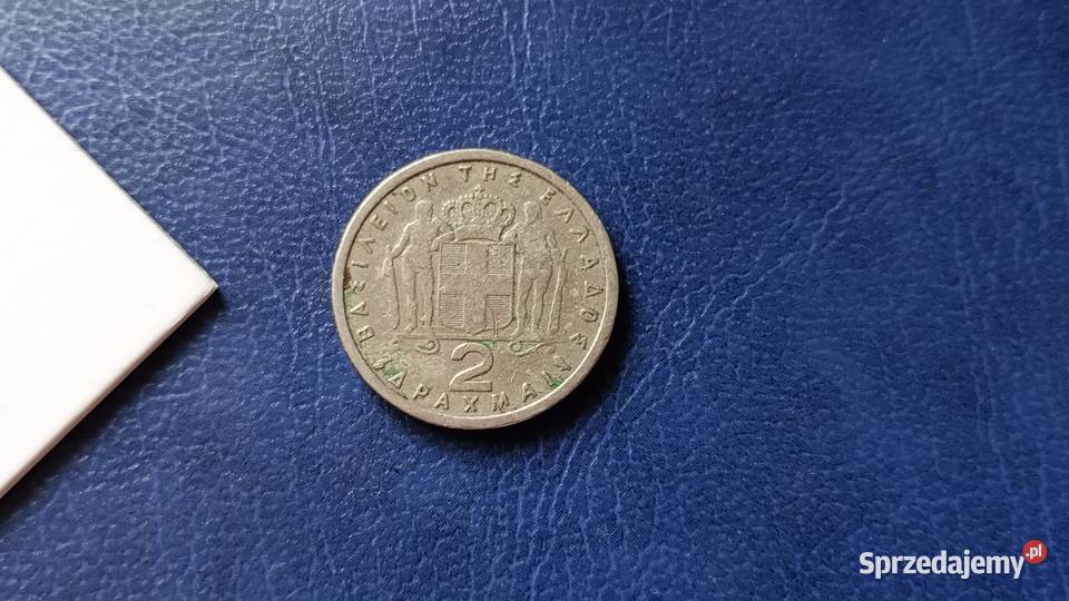 Stare monety 2 drachmy 1962 Grecja Numizmatyka Lesko