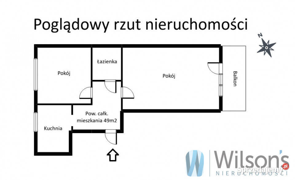 Mieszkanie 49m2 2 pok Warszawa Wolska sprzedam