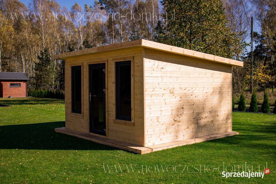 Drewniany domek na działkę ogród Lugo 2A 4m x 4m łódzkie Łódź