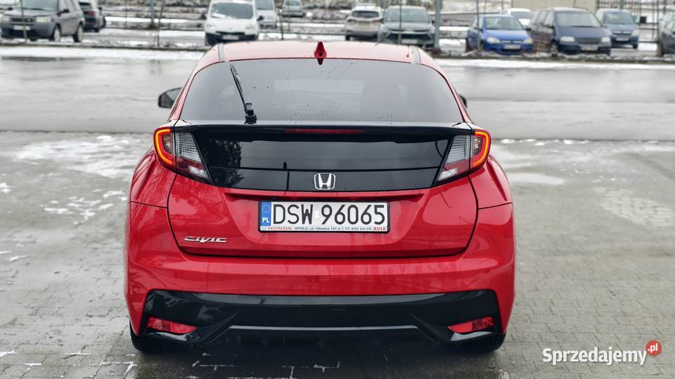 Honda Civic IX 2015r 18 142 salon polska garażowany Nowy Sącz