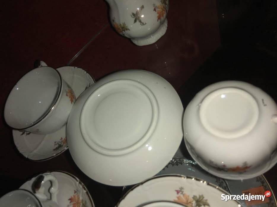 Serwis Miniaturka dzieci Z wazą i talerzykami Porcelana i szkło pomorskie Gdańsk