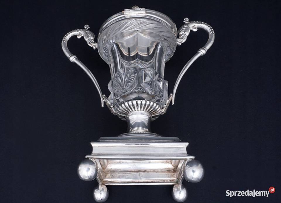 Francja 1819 1838 SREBRNA MUSZTARDNICA z dolnośląskie Zgorzelec