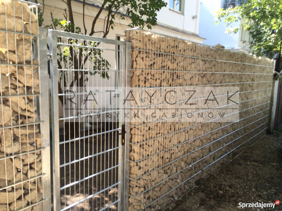 Ogrodzenie gabionowe gabiony gabion PRODUCENT Ogrodzenia i bramy Sierpc