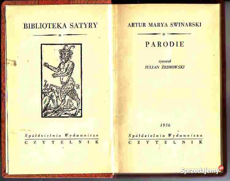 4764 PARODIE ARTUR MARYA SWINARSKI Czyrna sprzedam