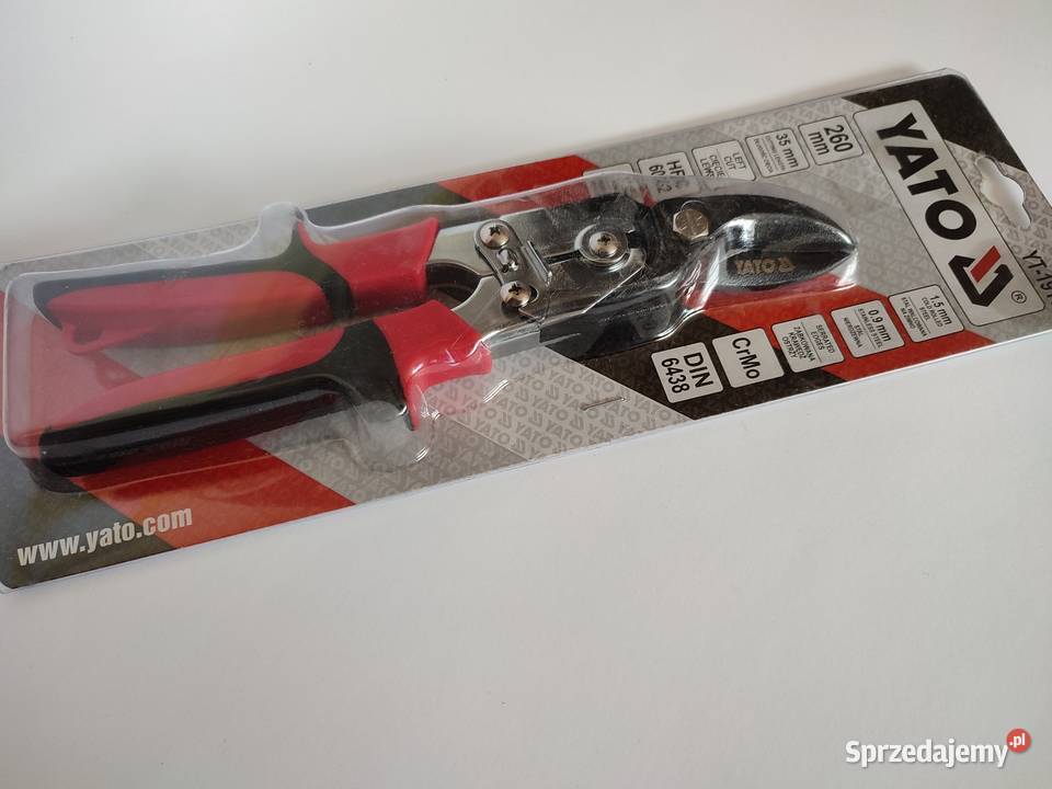 NOŻYCE DO CIĘCIA BLACHY LEWE 260 MM YT1910