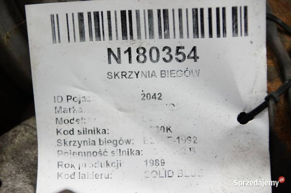 SKRZYNIA BIEGÓW VOLVO 240 kujawsko-pomorskie Lipno