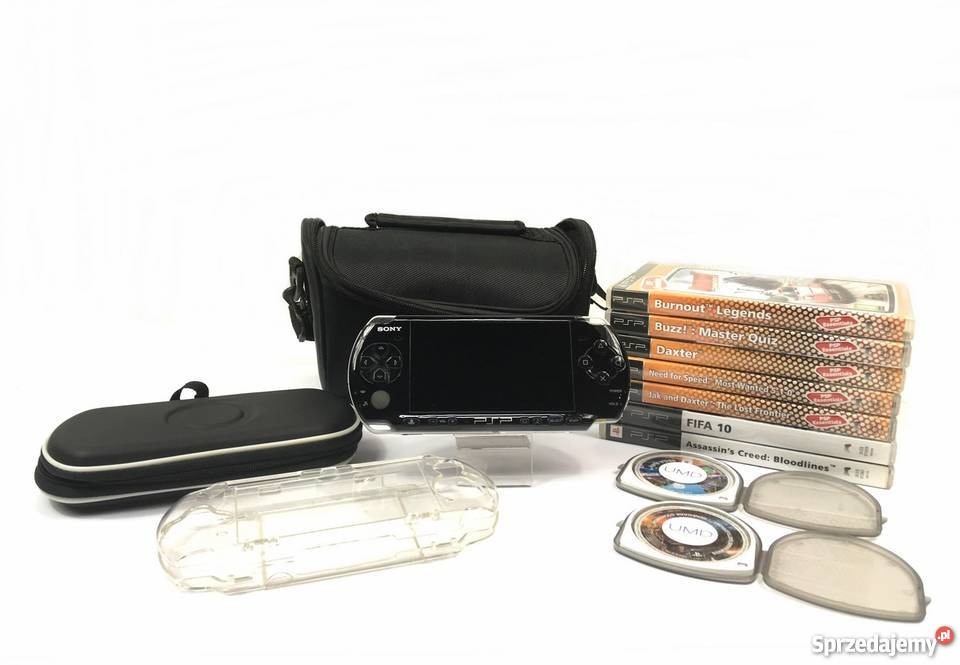 PRZENOŚNA KONSOLA SONY PSP-3004 / 9 GIER Kędzierzyn-Koźle - Sprzedajemy.pl