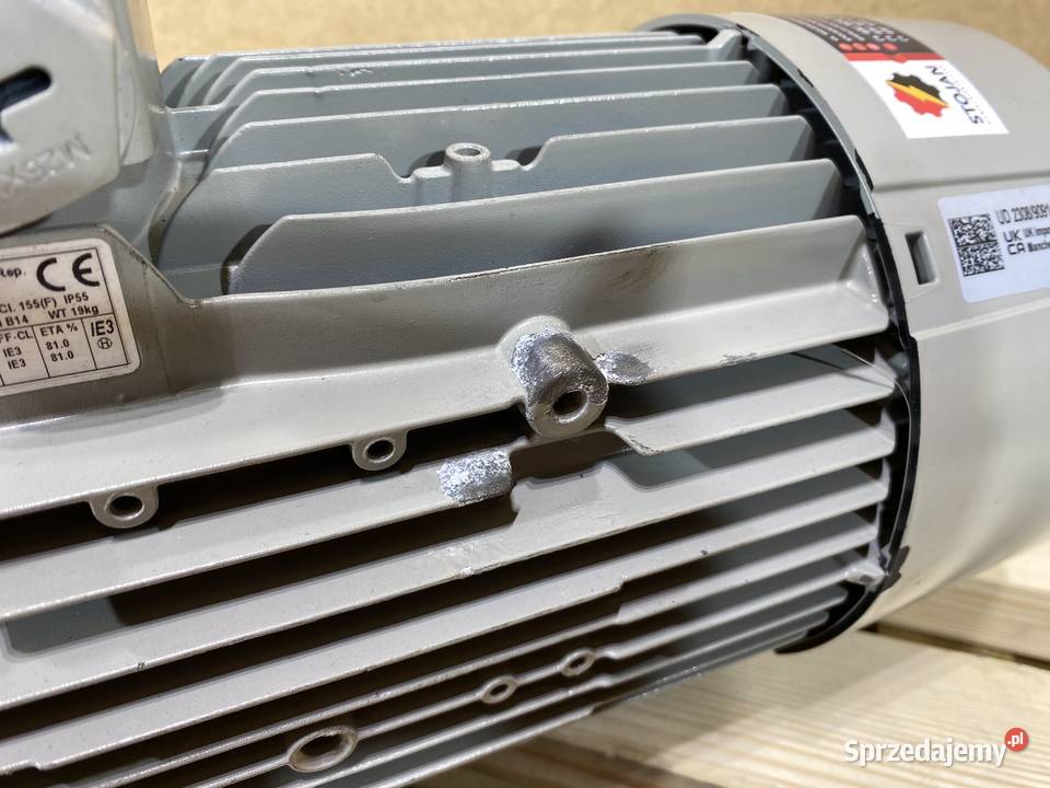 silnik elektryczny 11kW 950obr 3fazowy SIEMENS Silniki Części do elektronarzędzi Pigża sprzedam