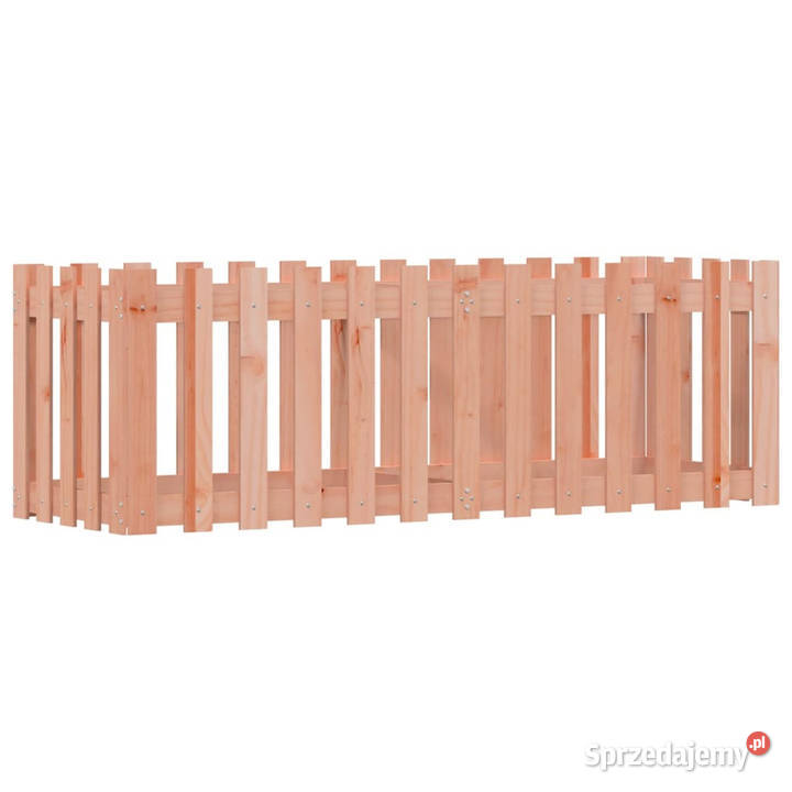 Rabata ogrodowa z płotkiem 150x50x50 lite drewno Warszawa