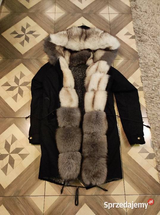 Nowa parka obszycie z lisa Trzebinia