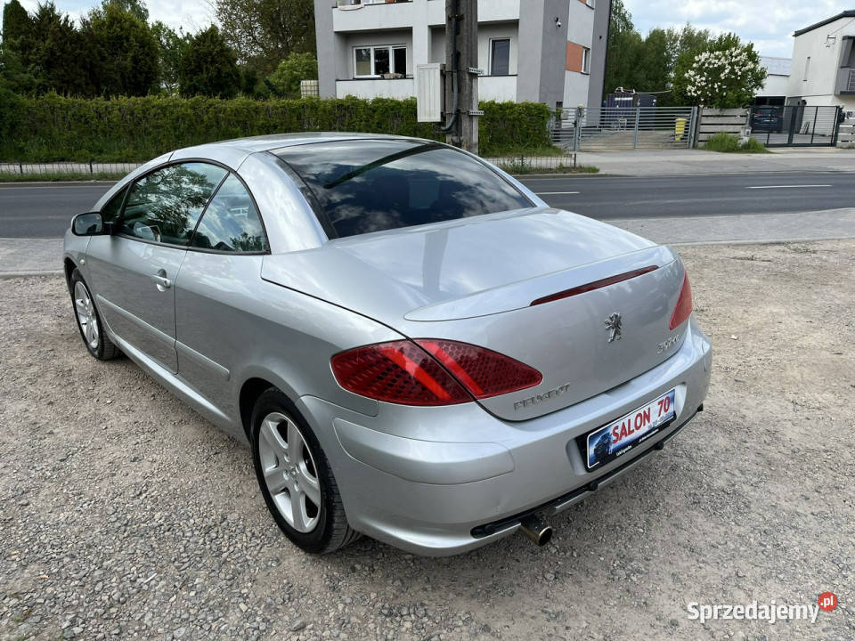 Peugeot 307 CC 20 Klima Alu El szyby KS Serw Bez serwisowany w ASO Częstochowa