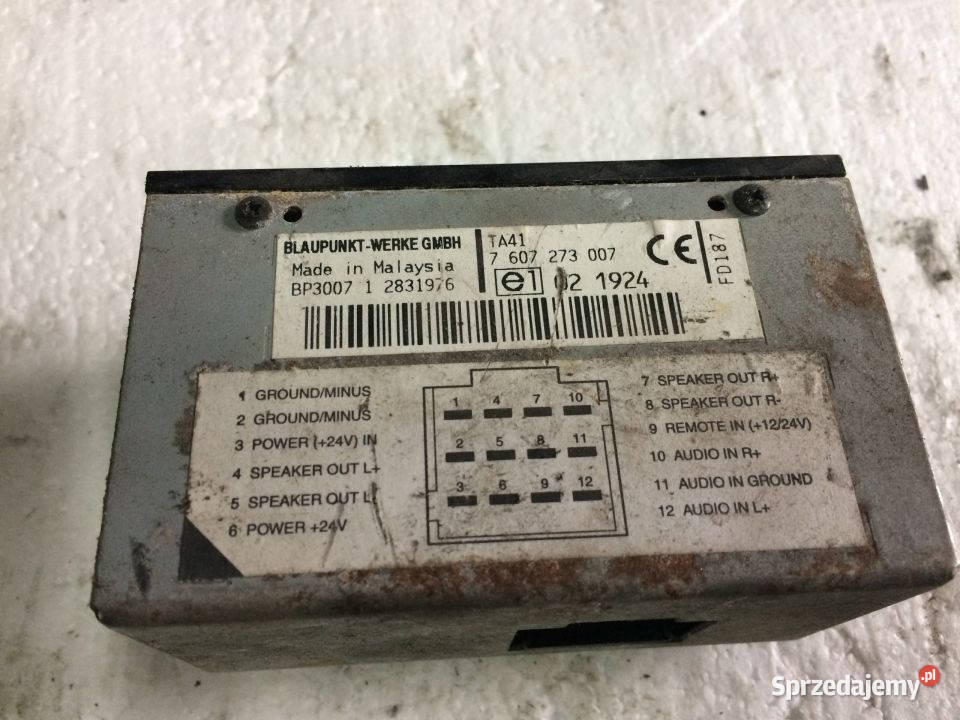 AMPLIFIER TA41 7607273007 MAN TGA BP3007 1