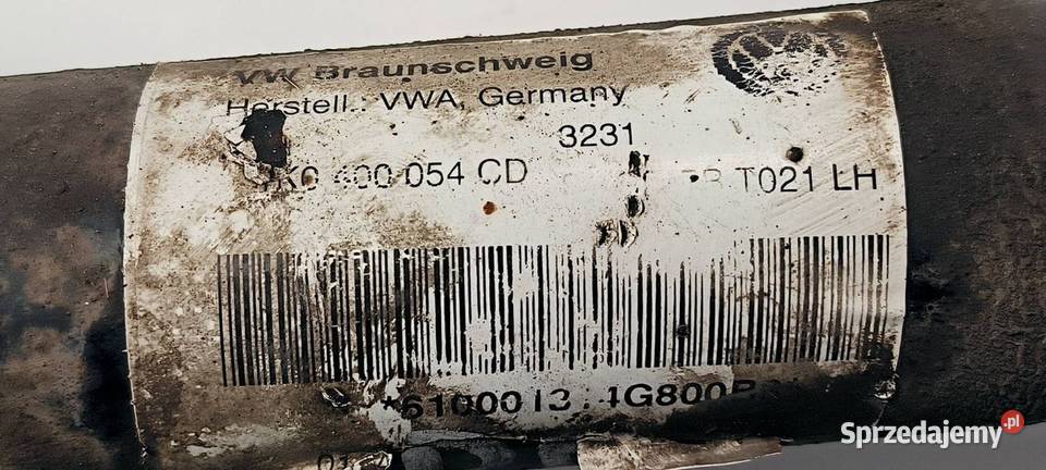 AMORTYZATOR PRAWY PRZÓD VOLKSWAGEN TOURAN osobowe Lipno