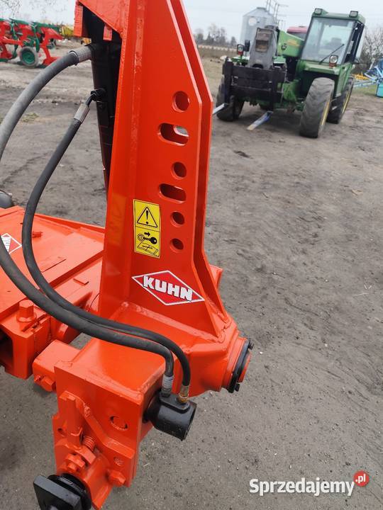 Pług obrotowy Kuhn 3 skibowy zabezpieczenie