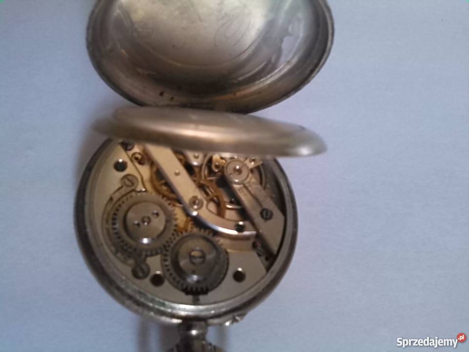 Przedwojenny zegarek kieszonkowy Remontoir Radomsko