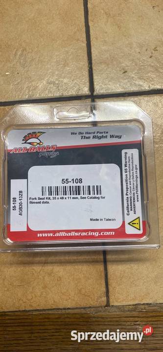 ALL BALLS USZCZELNIACZE PRZEDNIEGO ZAWIESZENIA Łódź