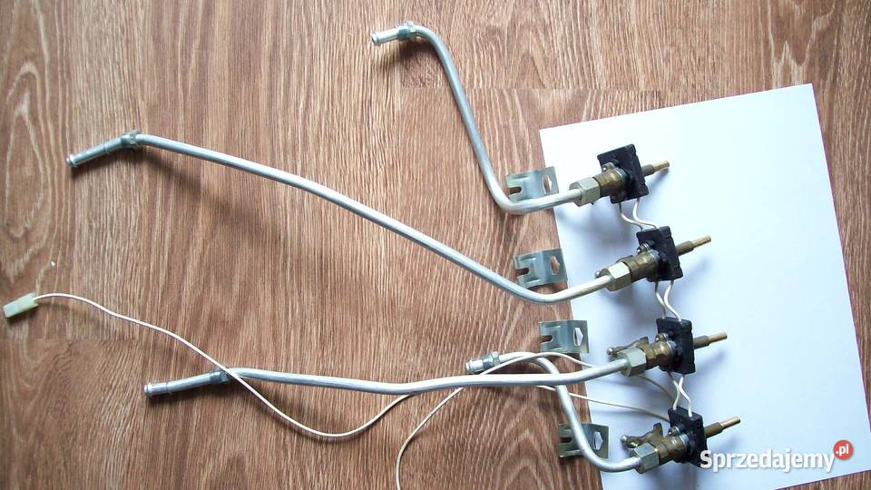 Komplet zaworów gazowych z rurkami do AMICA typ Reda sprzedam