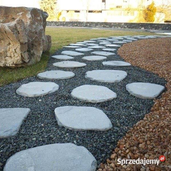 Okrągłe Owalne STEPY OGRODOWE Kamienie do Ogrodu Warszawa