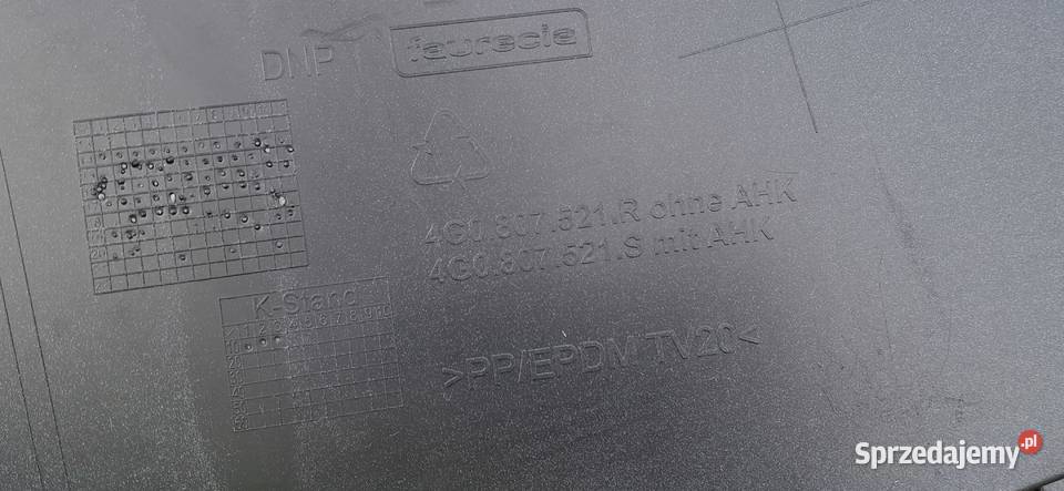 AUDI A6 C7 LIFT SLINE DOKŁADKA ZDERZAKA TYŁ Bieleń