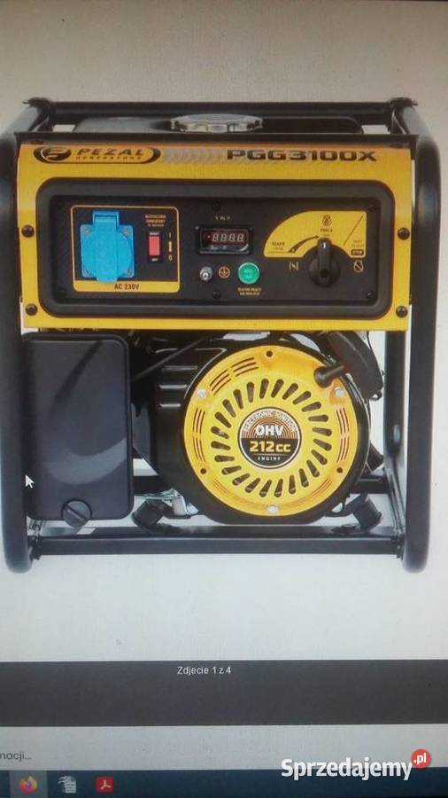 Agregat prądotwórczy Pezal PGG3100X nie śląskie Częstochowa