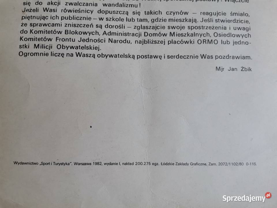 Stary komiks Kapitan Żbik ST Marie Wychodzi W Katowice