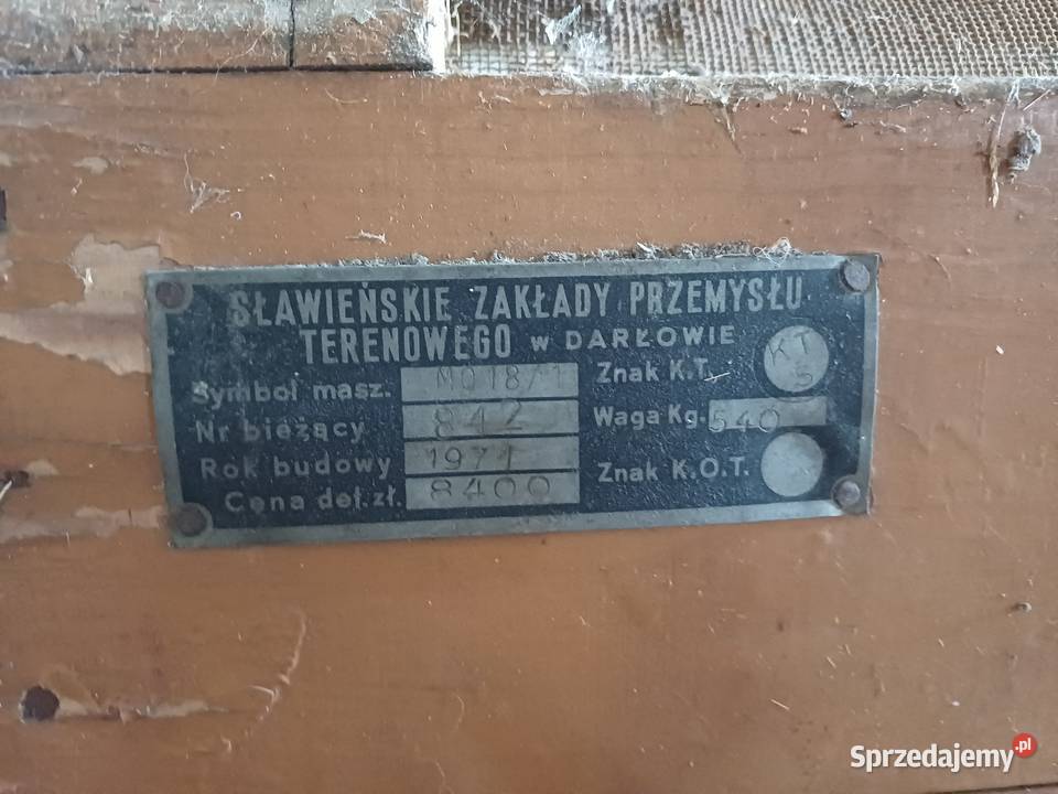 Młockarnia młocarnia stara zabytkowa 2