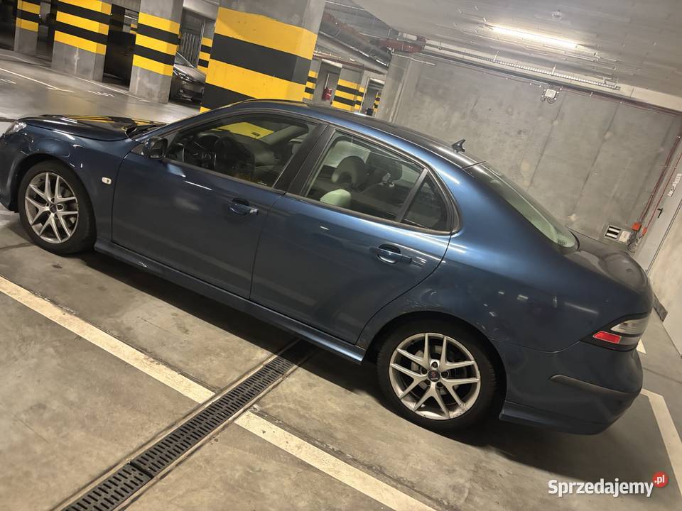 Saab 93 Sport Sedan 20T Vector 2009 Fusion Blue 9-3 Białystok
