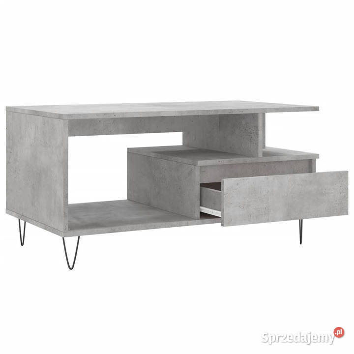 Stolik kawowy szarość betonu 90x49x45 WM831024 Warszawa