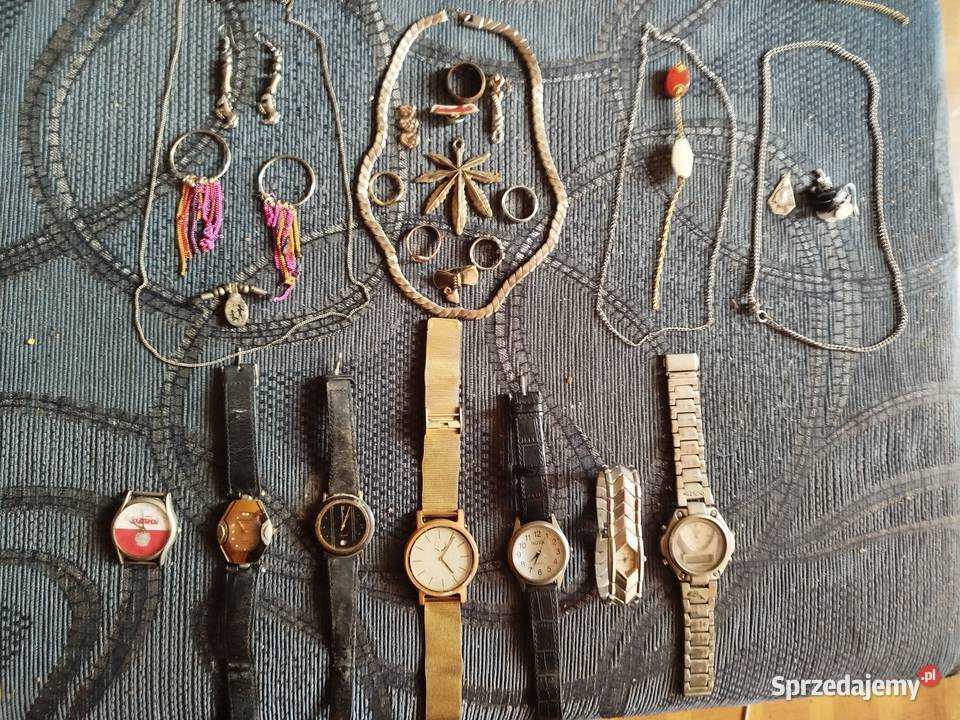 ancuszki zegarki poerscionki bizuteria
