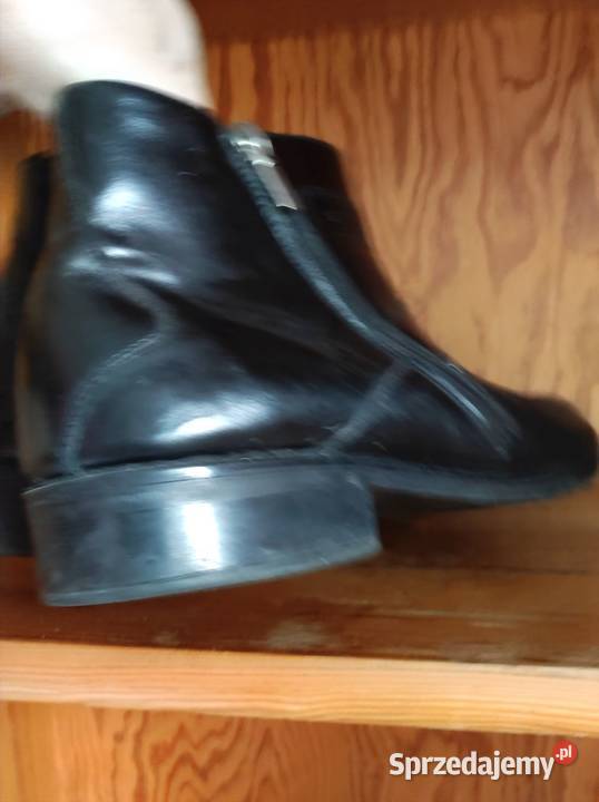 eleganckie skórzane buty solidne męskie zasuwane Kielce