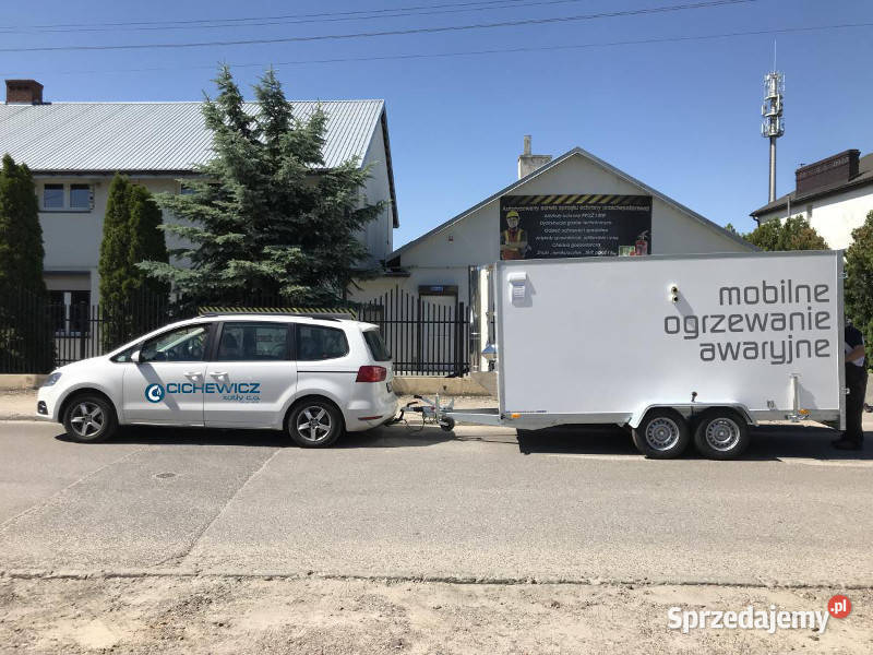 Przyczepa mobilna kotłownia na olej grzewczy 60 Warszawa