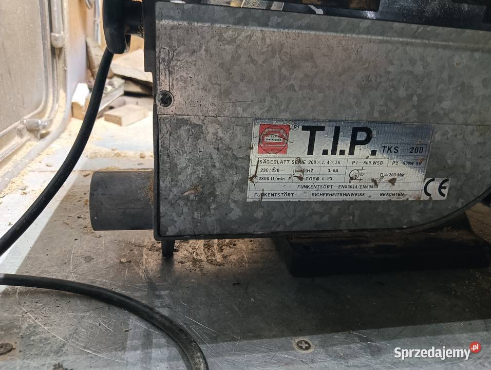 Piła stołowa GERMANY TIP 800W 230V widia pilarka Wałbrzych