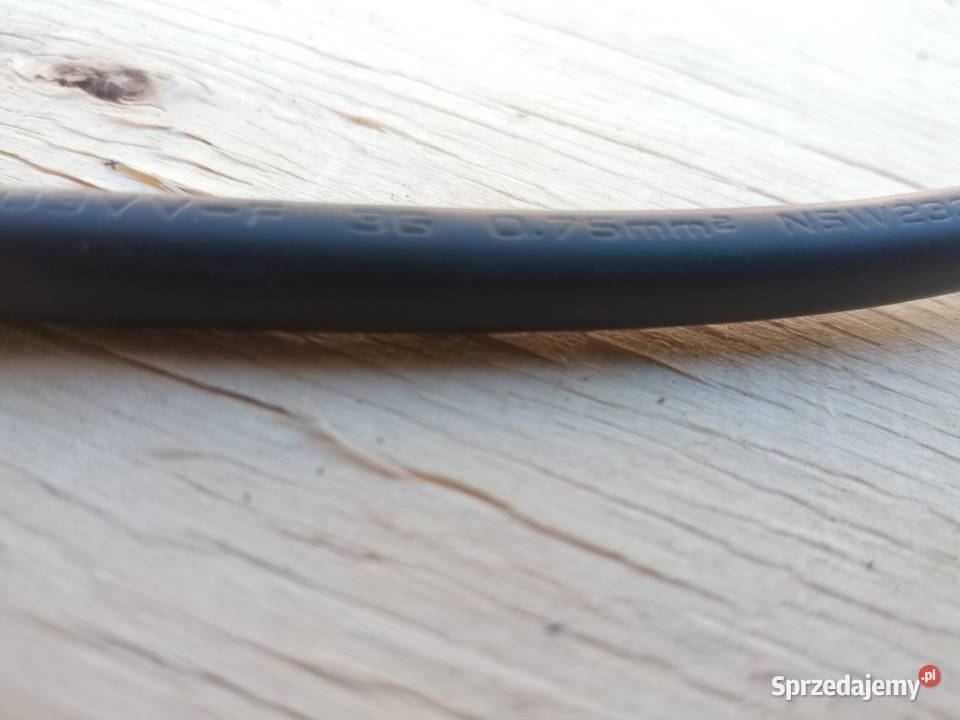 Kabel 3 żyłowy 075mm zasilający do zasilacza do podkarpackie Krosno